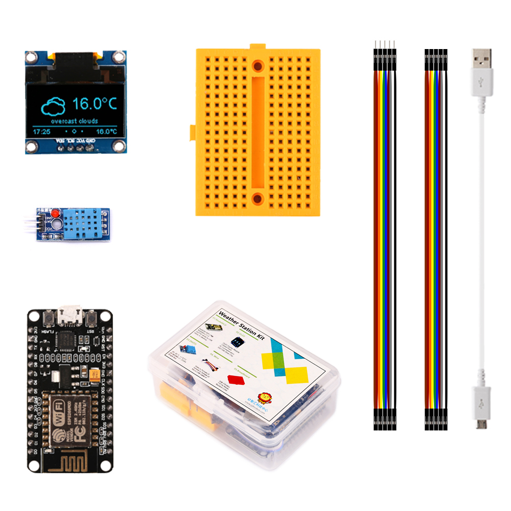Esp8266 - ESP8266 stazione meteorologica Kit fai-da-te con
