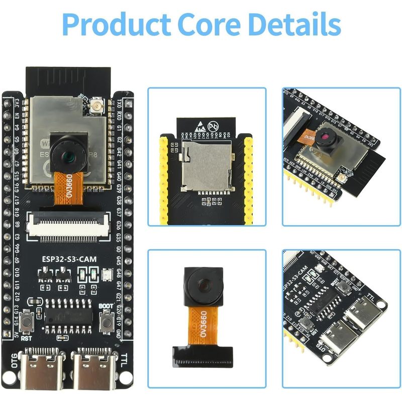 Scheda ESP32-S3-CAM con fotoca - Esp32 Wifi Bluetooth Module recensione e prezzo
