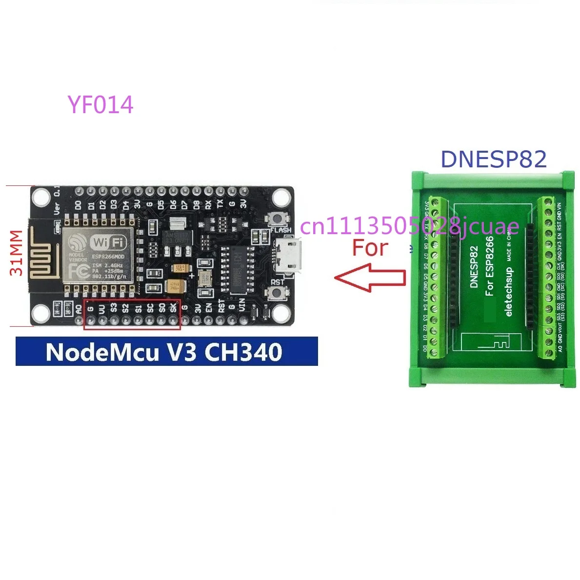 Modulo WiFi ESP8266 NodeMcu, C - Esp8266 recensione e prezzo